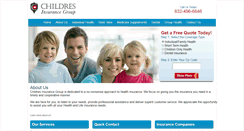 Desktop Screenshot of childresinsurancegroup.com